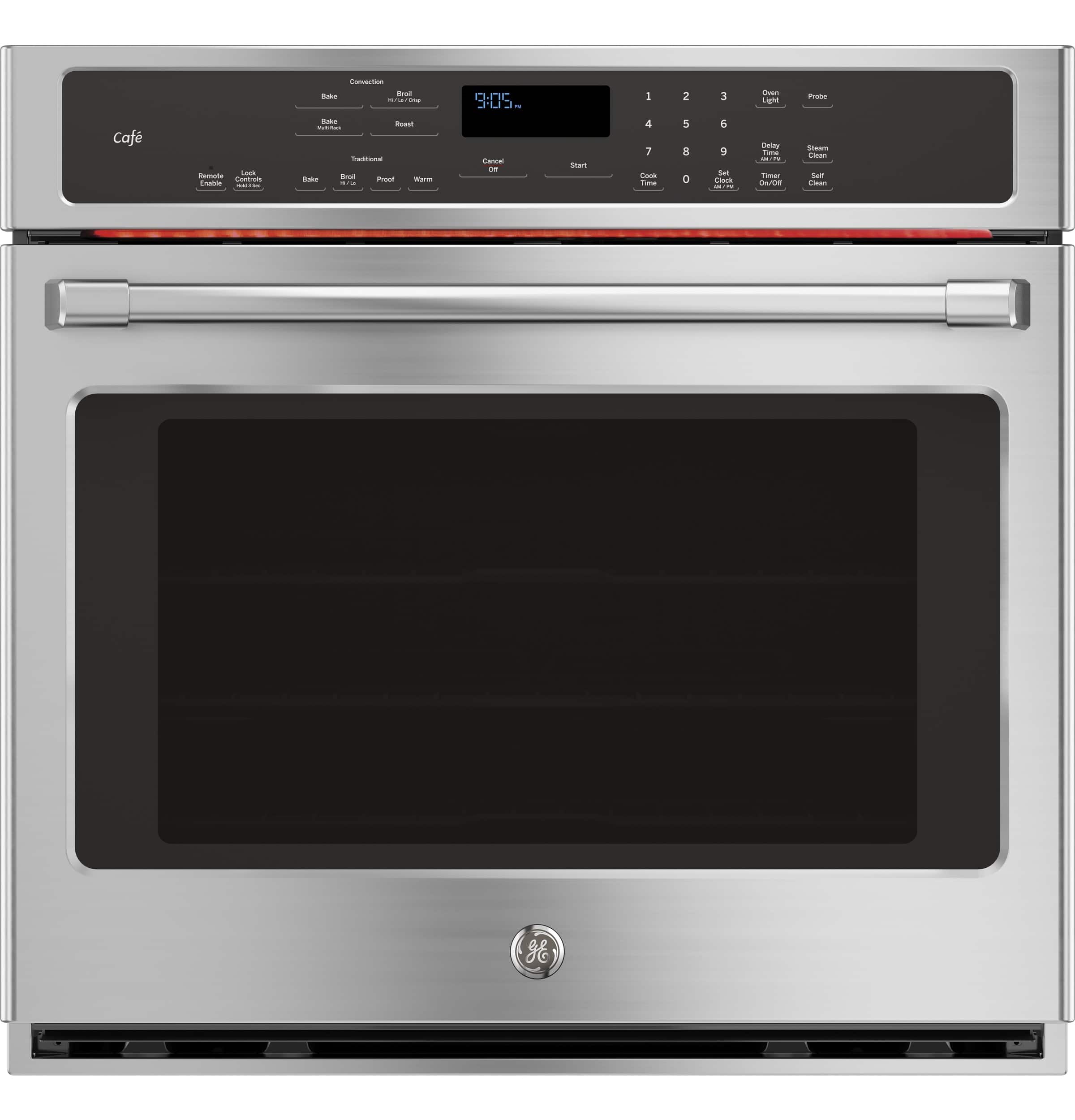 Café - Cafe Series 30" Built-In Single Electric Convection Wall Oven - Stainless steel - Alt_View_Standard_17