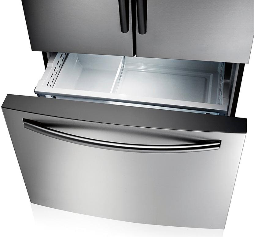 Samsung - 22.5 Cu. Ft. French Door Counter-Depth Refrigerator - Stainless steel - Alt_View_Standard_11