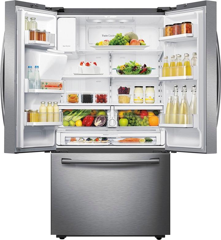 Samsung - 22.5 Cu. Ft. French Door Counter-Depth Refrigerator