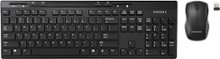 Insignia - Wireless Keyboard and Wireless Optical Mouse - Black