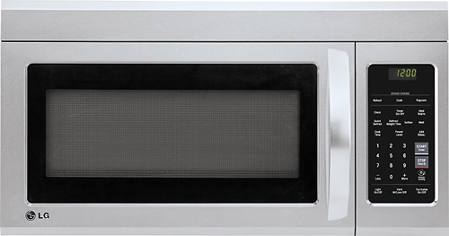 LG - 1.8 Cu. Ft. Over-the-Range Microwave - Stainless steel at Pacific