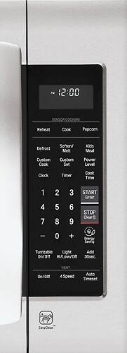 LG - 2.0 Cu. Ft. Over-the-Range Microwave - Stainless steel - Alt_View_Standard_1