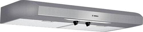 Bosch - 36" Convertible Range Hood - Stainless steel - Angle_Standard