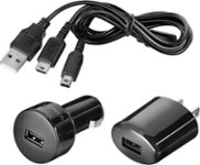 Insignia - DS Power Pack for Nintendo 2DS, 3DS, 3DS XL, New 2DS XL, New 3DS XL, DSi, DSi XL and DS Lite - Black