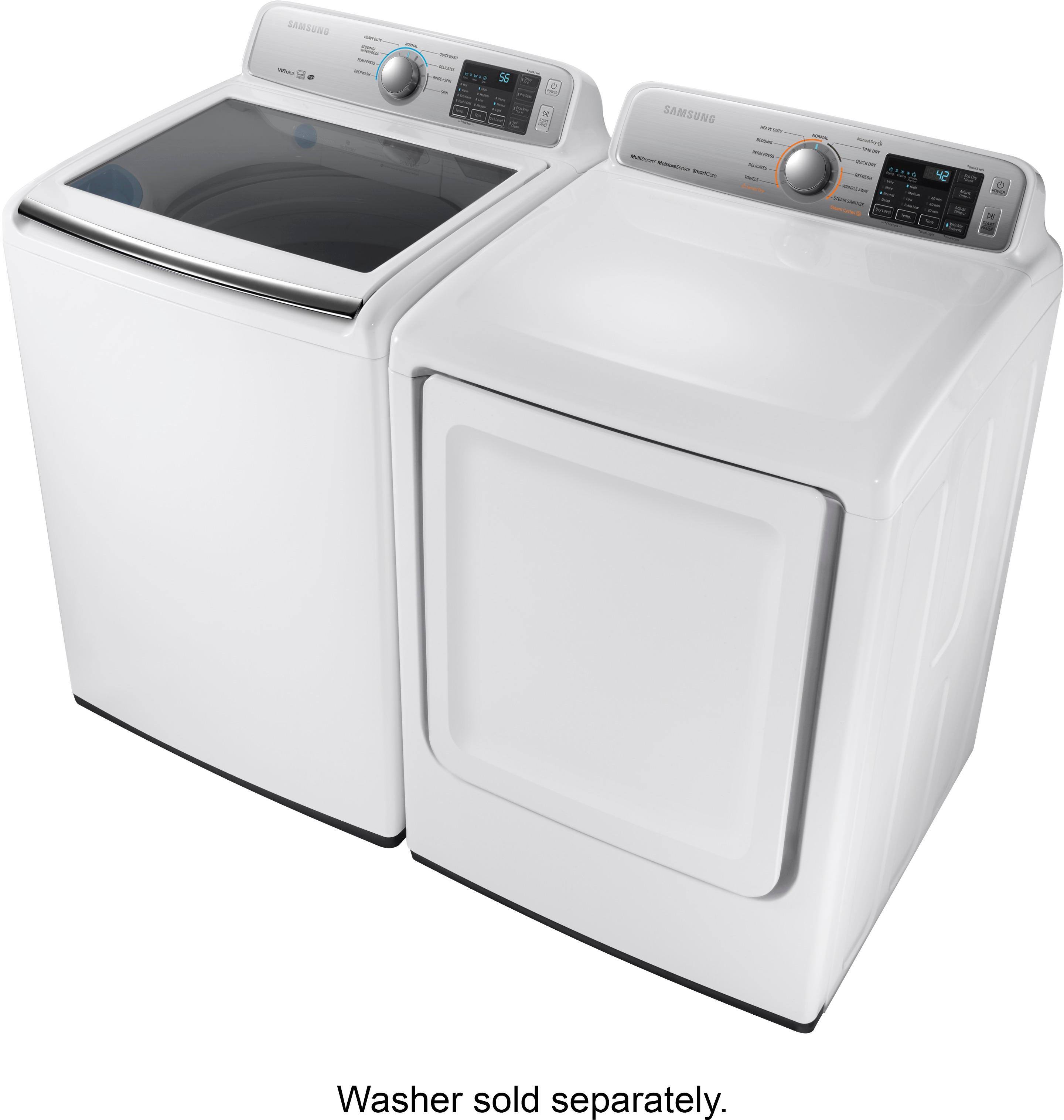 Samsung - 7.4 Cu. Ft. 9-Cycle Gas Dryer - White - Alt_View_Standard_12