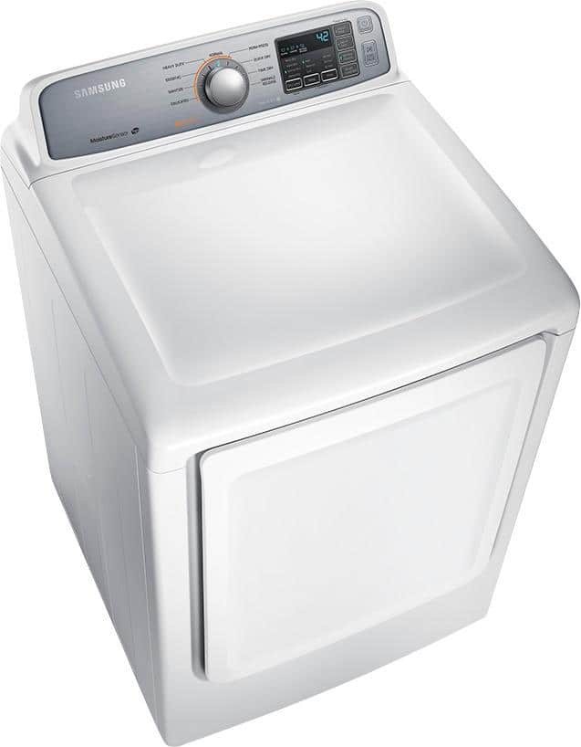Samsung - 7.4 Cu. Ft. 9-Cycle Gas Dryer - White - Alt_View_Standard_1