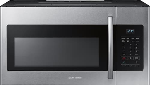 Samsung - 1.6 cu. ft. Over-the-Range Microwave - Fingerprint Resistant Stainless Steel - Front_Standard