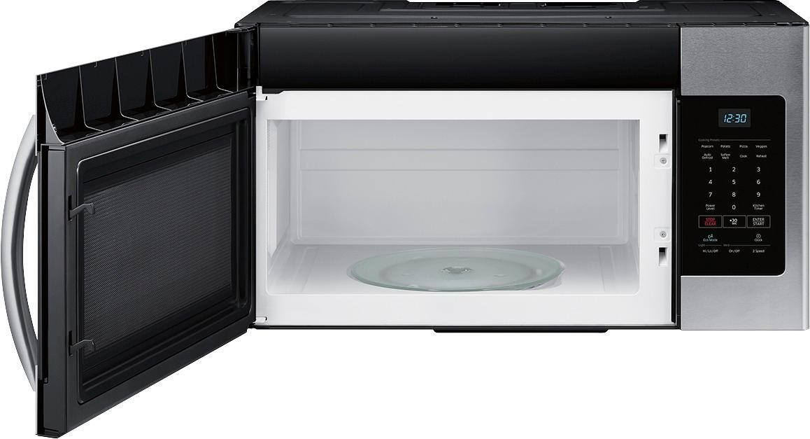 Samsung - 1.6 cu. ft. Over-the-Range Microwave - Fingerprint Resistant Stainless Steel - Alt_View_Standard_11