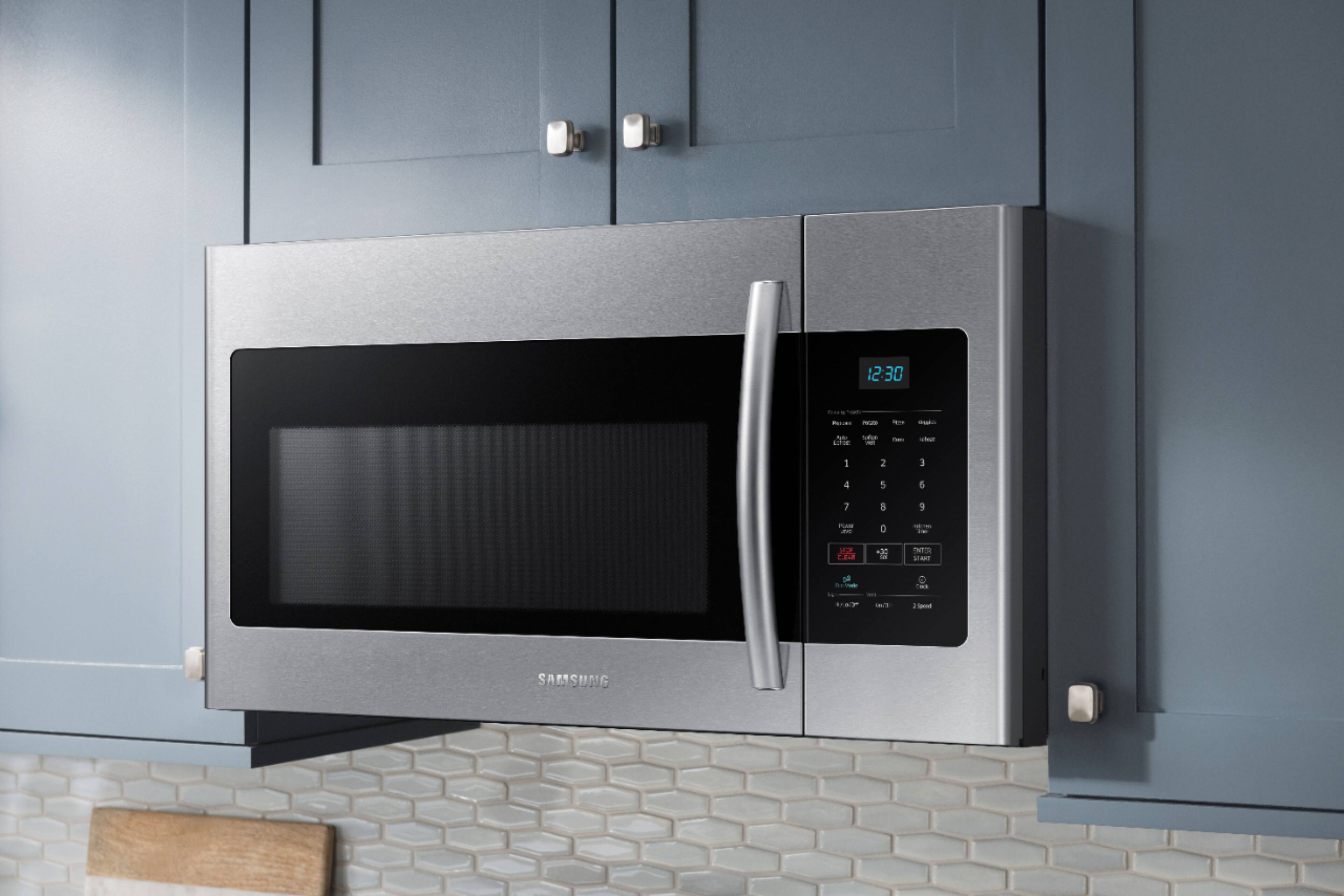 Samsung - 1.6 cu. ft. Over-the-Range Microwave - Fingerprint Resistant Stainless Steel - Alt_View_Standard_17