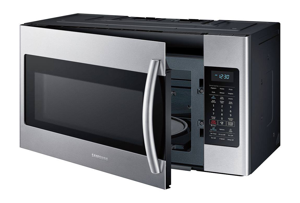 Samsung - 1.8 cu. ft. Over-the-Range Microwave with Sensor Cooking - Fingerprint Resistant Stainless Steel - Alt_View_Standard_11