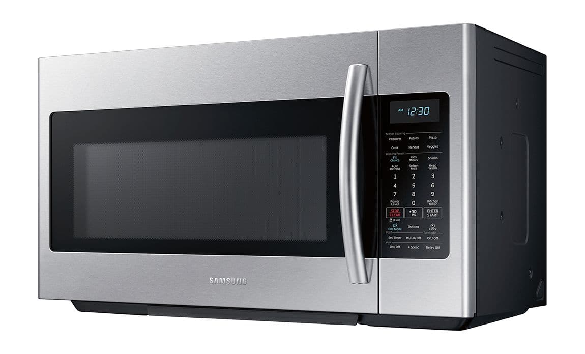 Samsung - 1.8 cu. ft. Over-the-Range Microwave with Sensor Cooking - Fingerprint Resistant Stainless Steel - Alt_View_Standard_12