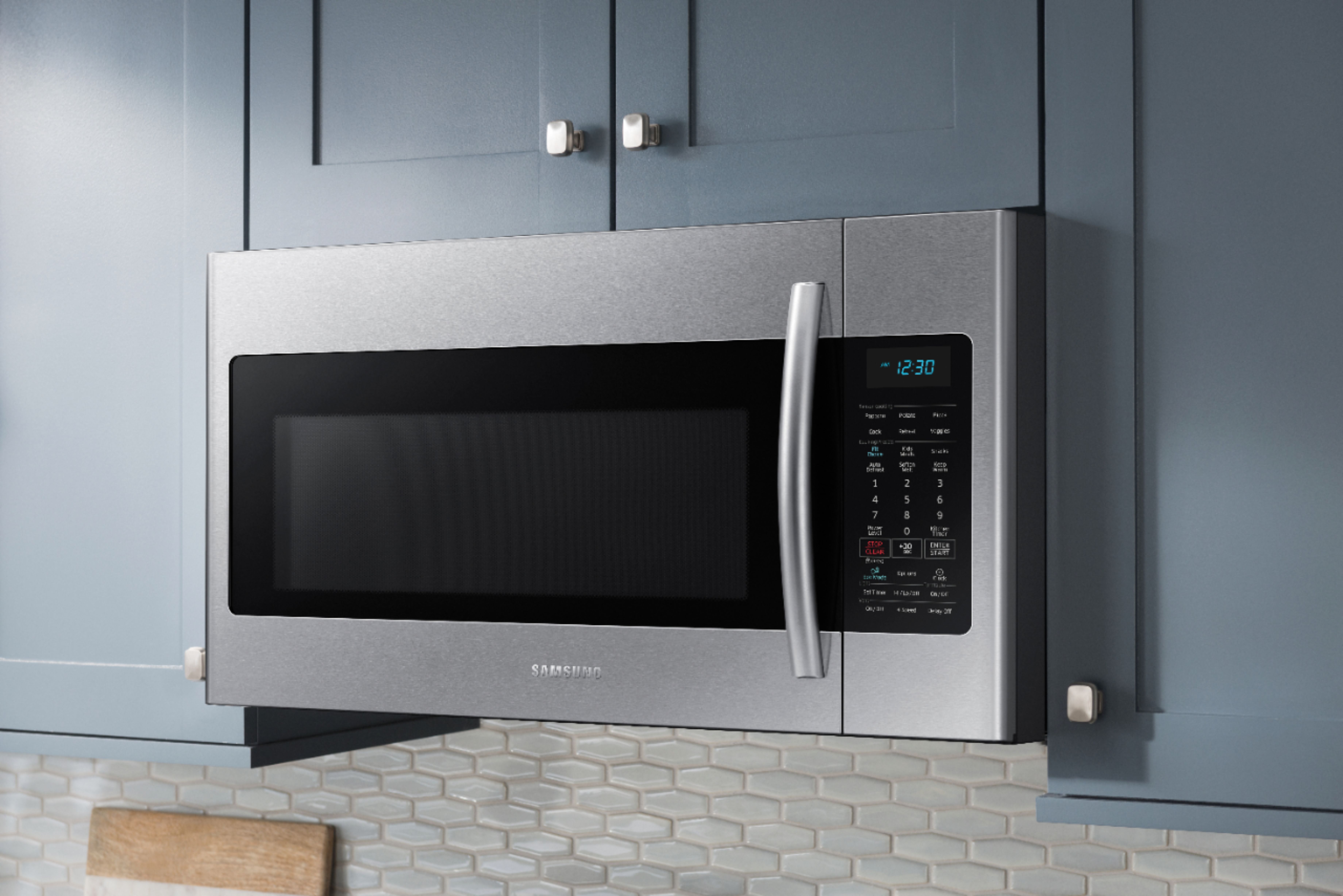 Samsung - 1.8 cu. ft. Over-the-Range Microwave with Sensor Cooking