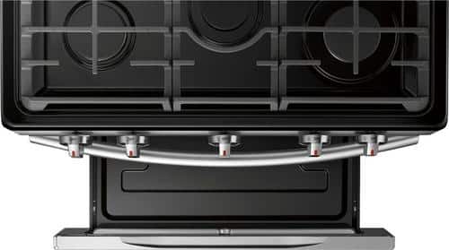 Samsung - 5.8 Cu. Ft. Self-Cleaning Freestanding Gas Convection Range - Stainless steel - Alt_View_Standard_15
