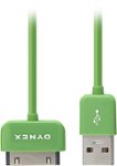 Dynex - Apple MFi Certified 3' Apple® 30-Pin Cable - Green
