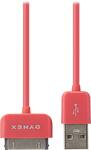 Dynex - Apple MFi Certified 3' Apple® 30-Pin Cable - Cayenne