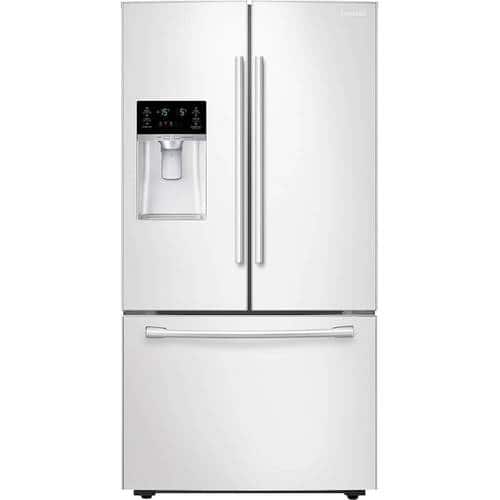 Samsung - 28.1 Cu. Ft. French Door Refrigerator - White - Front_Standard