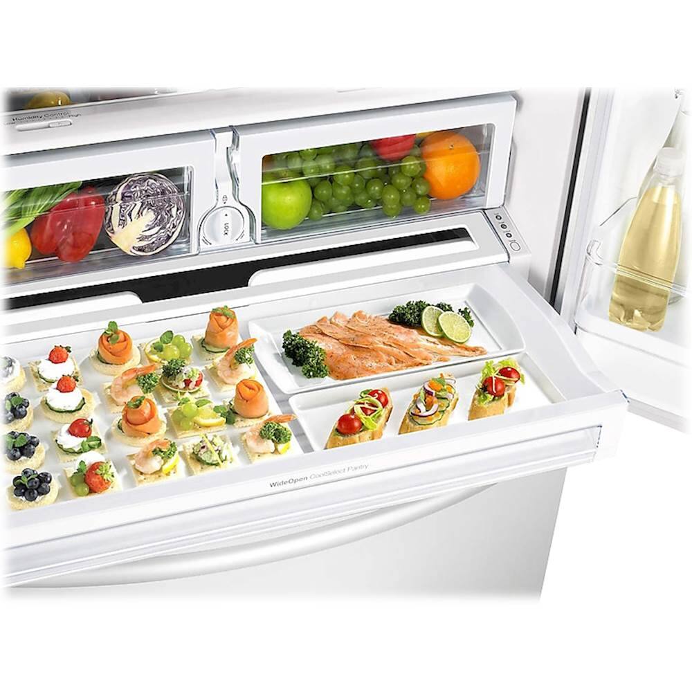 Samsung - 28.1 Cu. Ft. French Door Refrigerator - White - Alt_View_Standard_11
