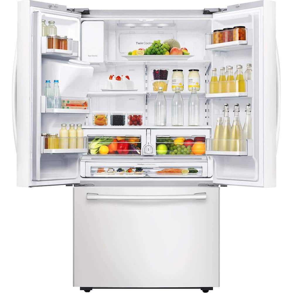Samsung - 28.1 Cu. Ft. French Door Refrigerator - White - Alt_View_Standard_1