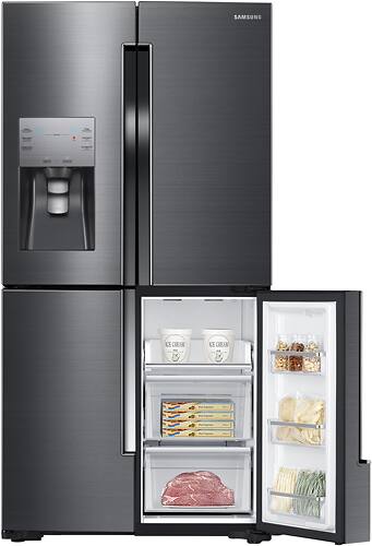 Samsung 22 5 Cu Ft Counter Depth 4 Door Flex French Ft Counter Depth 4 Door Flex French Refrigerator