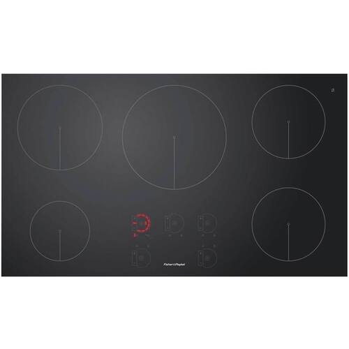 Fisher & Paykel - 36" Electric Induction Cooktop - Black - Angle_Standard