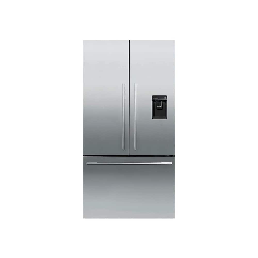 Fisher & Paykel - ActiveSmart 20.1 Cu. Ft. French Door Counter-Depth Refrigerator - EZKleen stainless steel - Front_Zoom