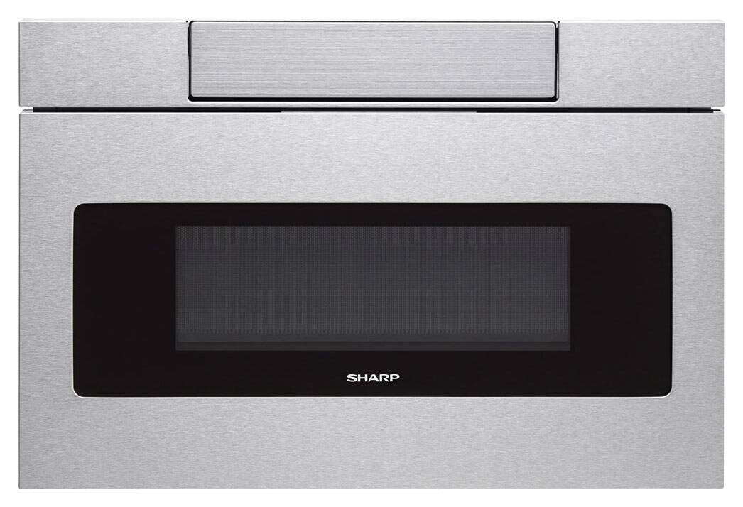 Sharp - 30" 1.2 Cu. Ft. Built-in Microwave Drawer - Stainless steel - Front_Standard