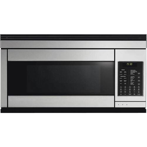 DCS - 1.1 Cu. Ft. Over-the-Counter Microwave - Black/brushed stainless steel - Front_Standard
