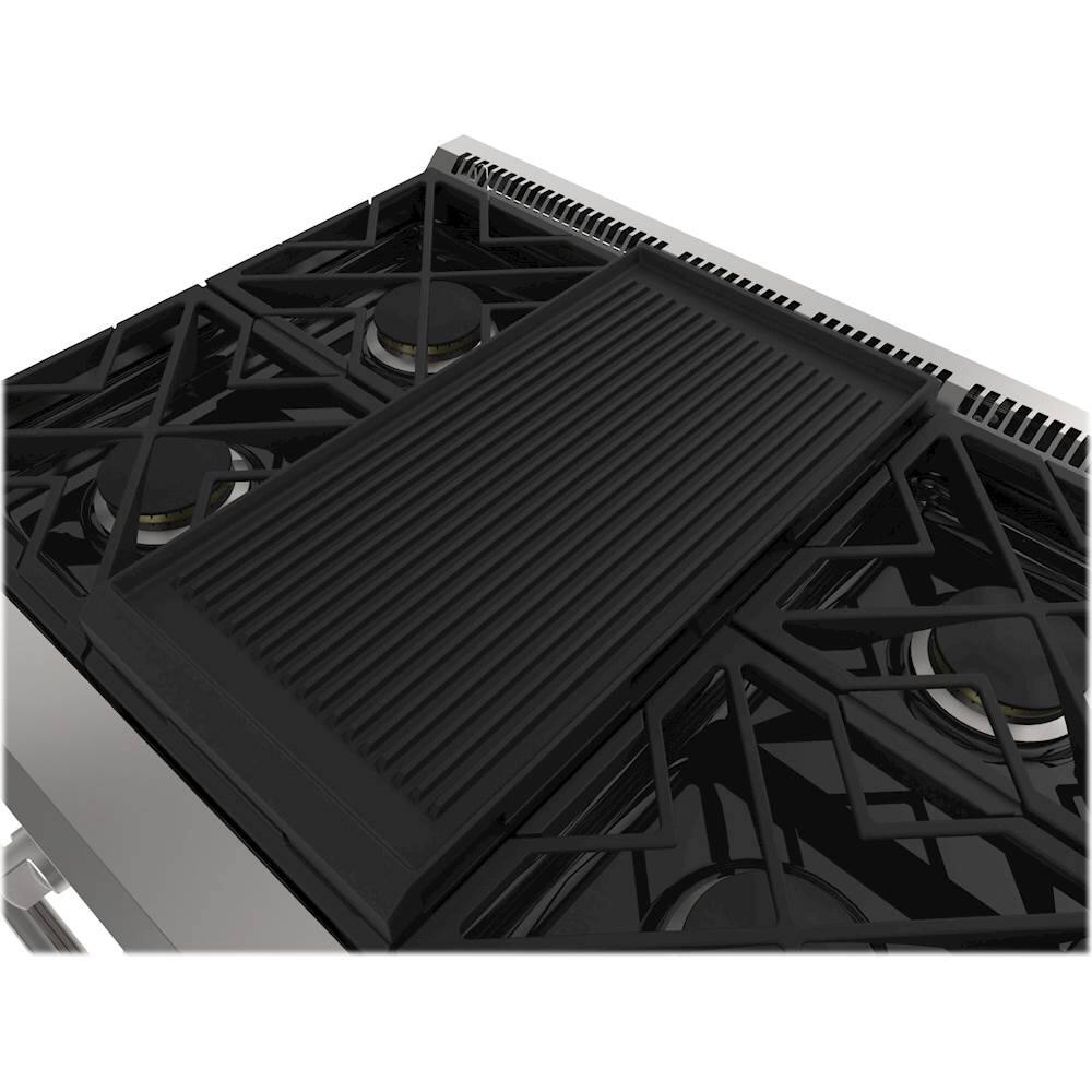 Monogram - 6.5 Cu. Ft. Self-Cleaning Freestanding Gas Convection Range - Stainless steel - Alt_View_Standard_19
