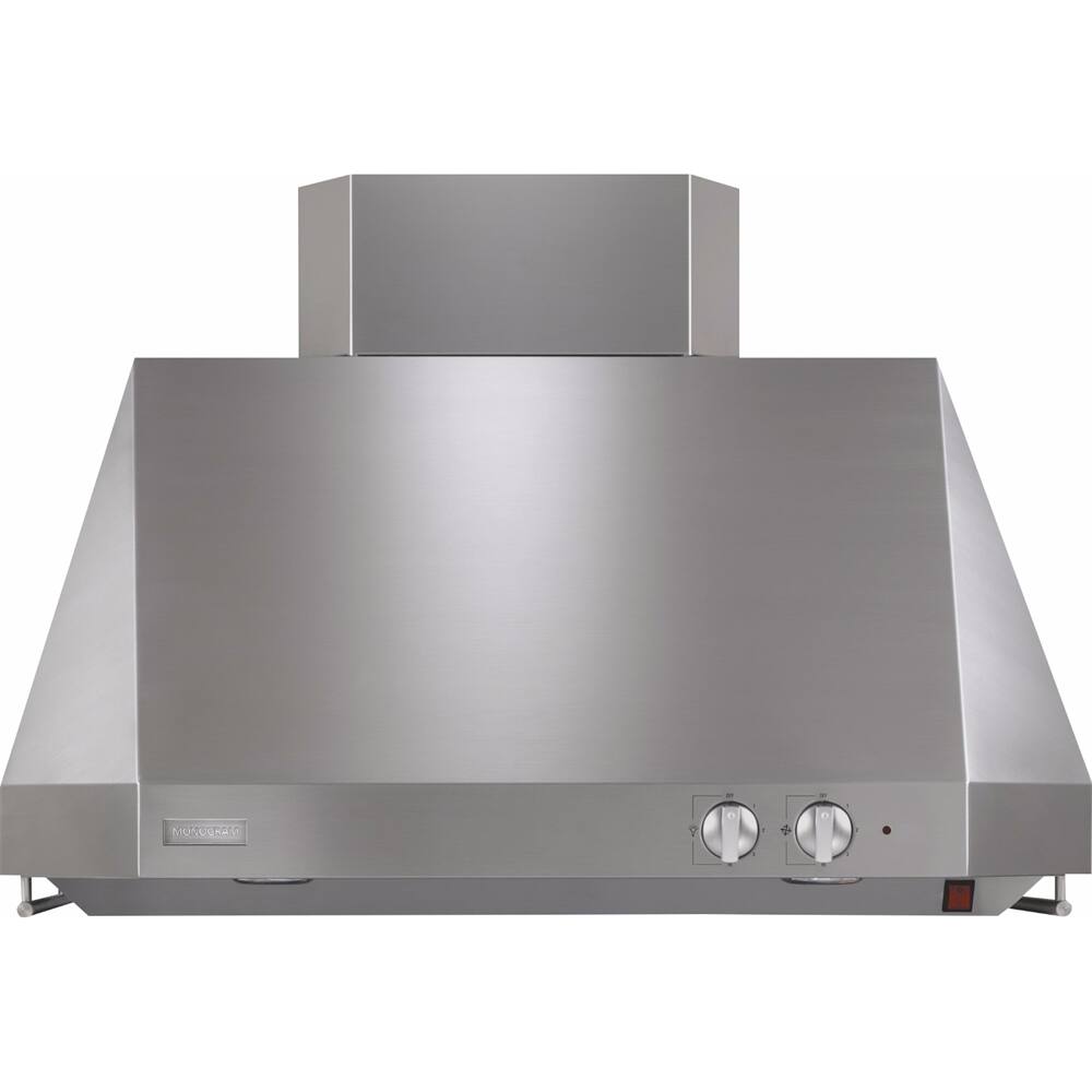 Monogram - 36" Range Hood - Stainless steel - Front_Zoom