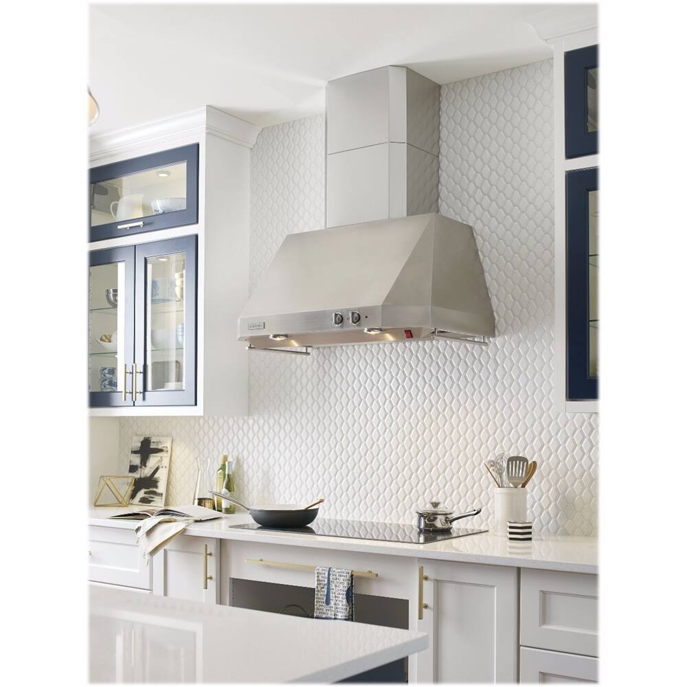 Monogram - 36" Range Hood - Stainless steel - Alt_View_Standard_13