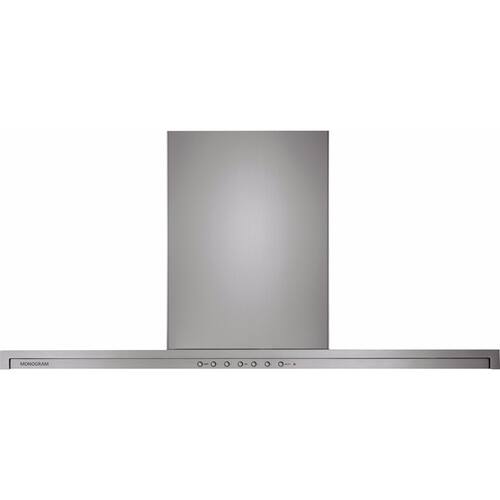 Monogram - 36" Convertible Range Hood - Stainless steel - Front_Standard