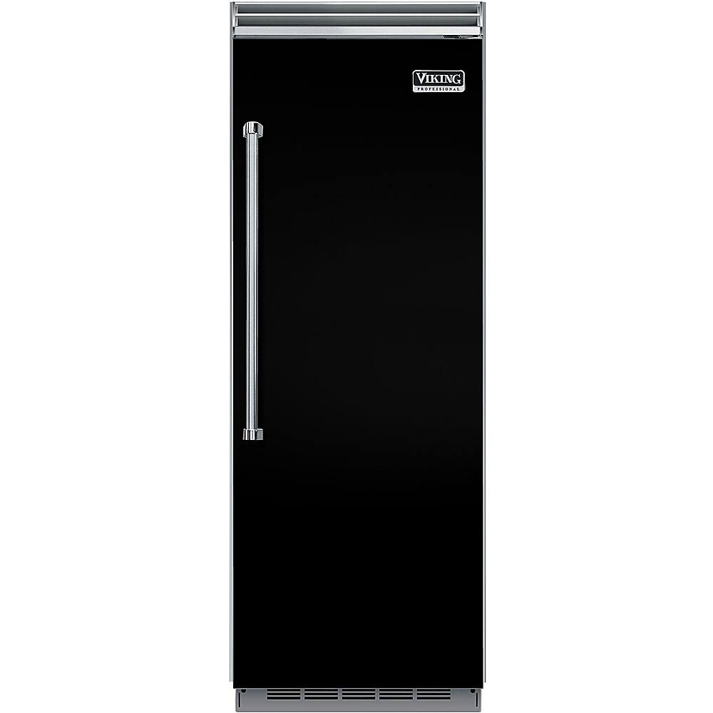 Viking - Professional 5 Series Quiet Cool 17.8 Cu. Ft. Refrigerator - Black - Front_Zoom