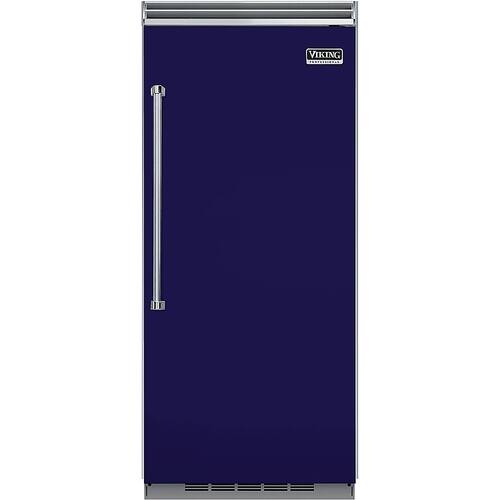 Viking - Professional 5 Series Quiet Cool 19.2 Cu. Ft. Upright Freezer - Cobalt blue - Front_Standard