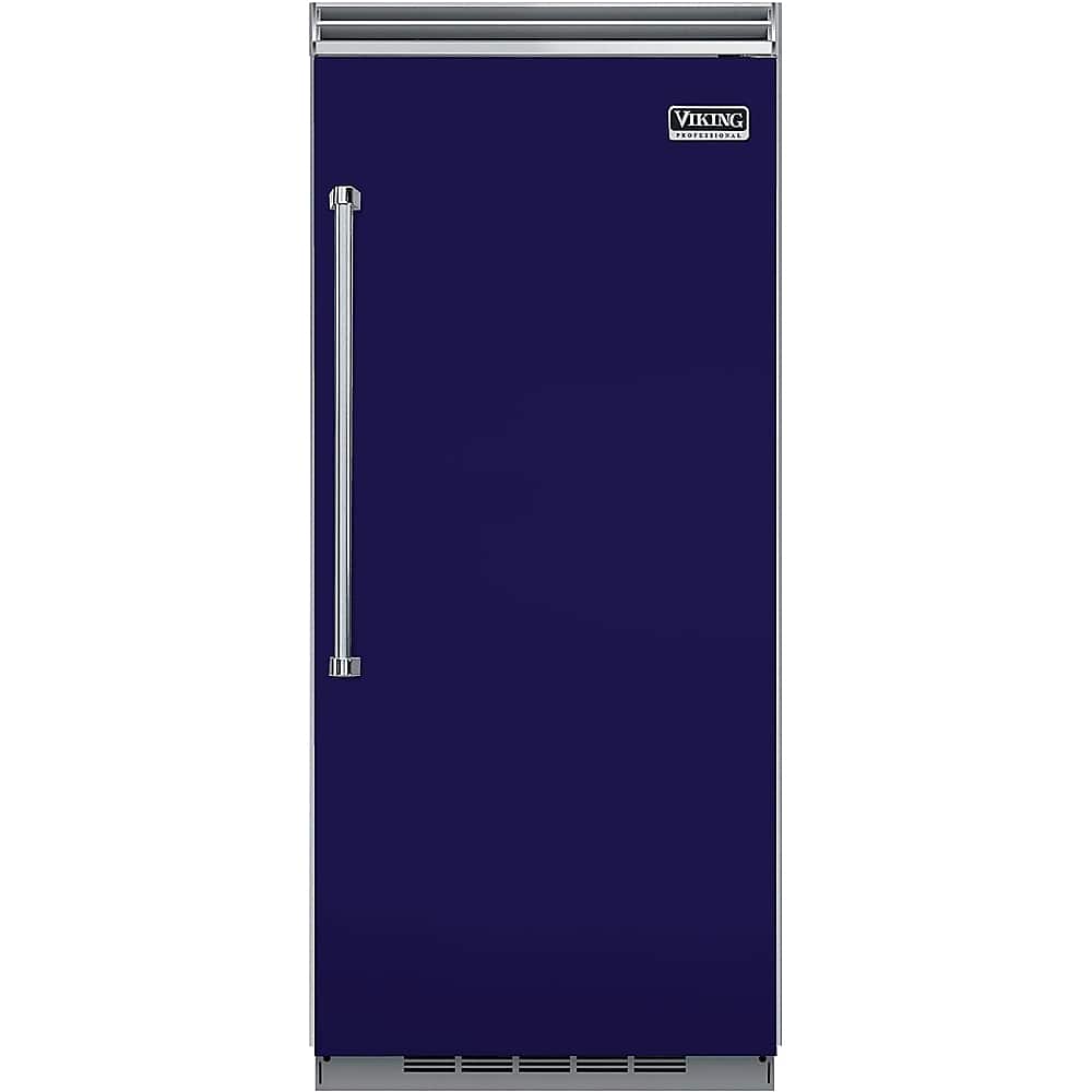 Viking - Professional 5 Series Quiet Cool 19.2 Cu. Ft. Upright Freezer - Cobalt blue - Front_Zoom