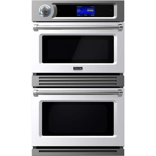 Viking - Professional 30.1" Built-In Double Electric Convection Wall Oven - White - Front_Standard