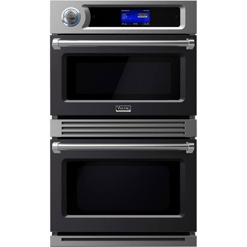 Viking - Professional 30.1" Built-In Double Electric Convection Wall Oven - Graphite Gray - Front_Standard