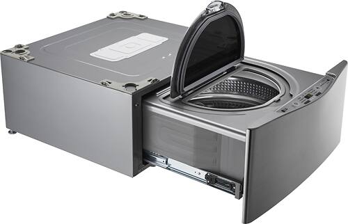 LG - SideKick 1.0 Cu. Ft. 6-Cycle Pedestal Washer - Graphite Steel - Alt_View_Standard_2