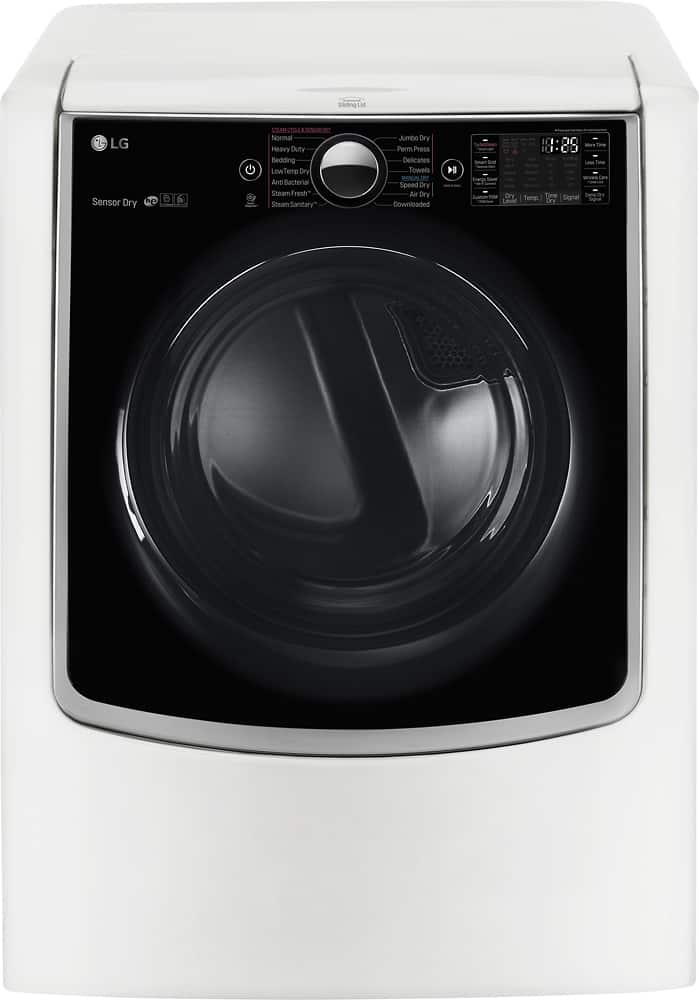 Lg 9 0 Cu Ft 14 Cycle Smart Wi Fi Gas Steamdryer Sensor Dry Lg 9 0 Cu Ft 14 Cycle Smart Wi Fi Gas Steamdryer