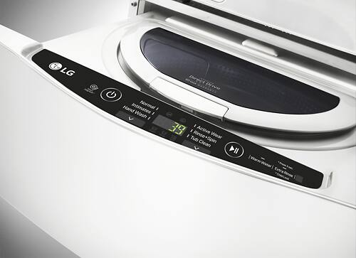 LG - SideKick 1.0 Cu. Ft. 6-Cycle High-Efficiency Pedestal Washer - White - Alt_View_Standard_2