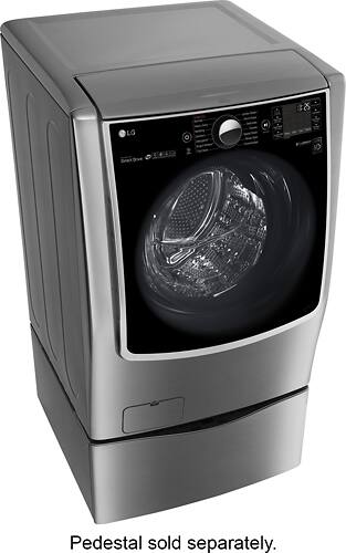 LG - 5.2 Cu. Ft. 14-Cycle Front-Loading Smart Wi-Fi Washer with TurboWash and Steam - Graphite Steel - Alt_View_Standard_17