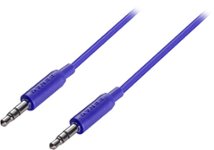 Dynex - 3' Audio Cable - Blue