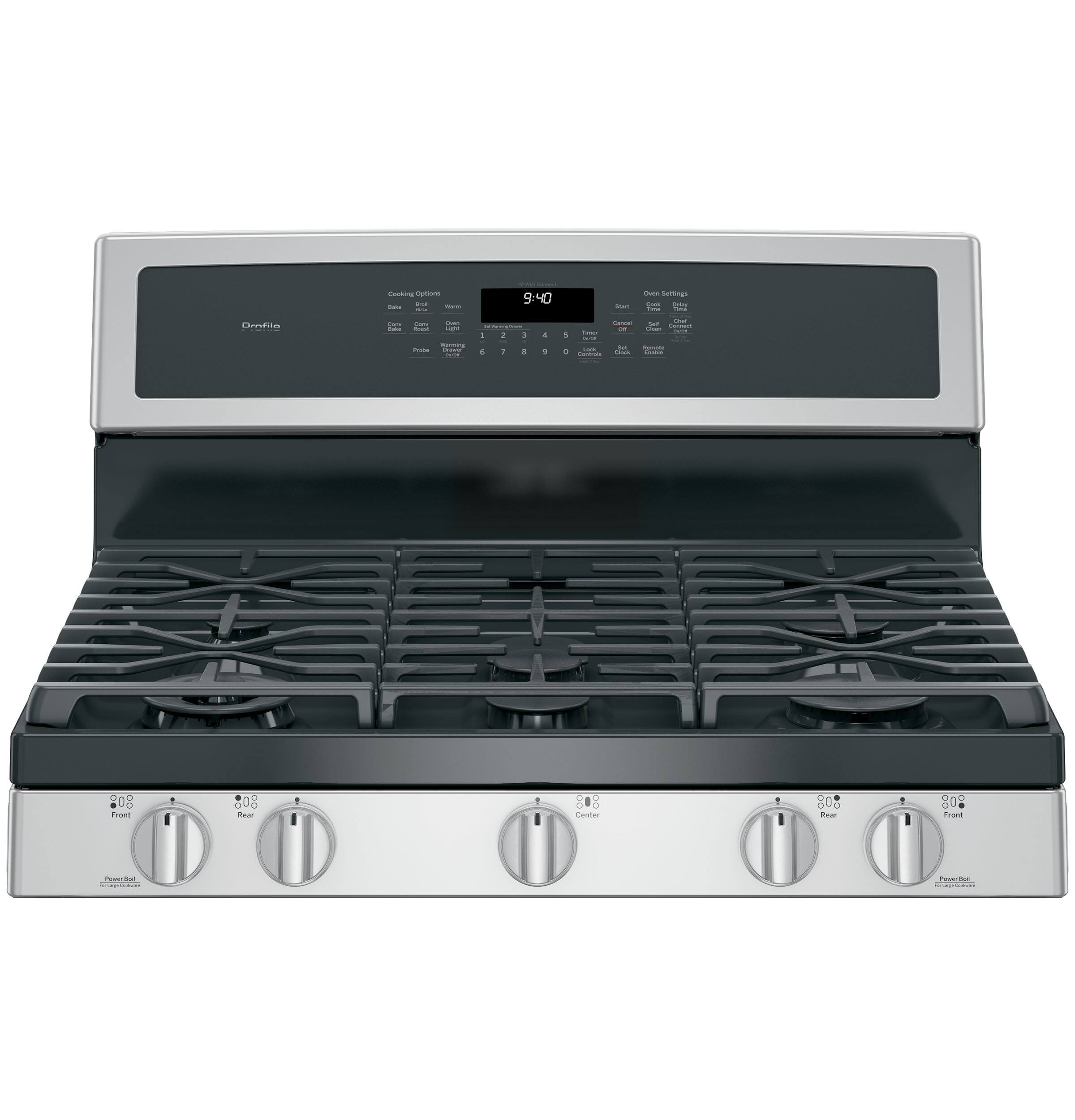 GE Profile Series 5.6 Cu. Ft. SelfCleaning Freestanding Dual Fuel