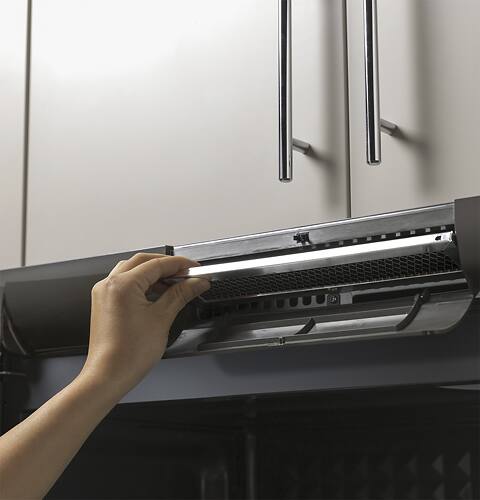 GE - Profile Series 2.1 Cu. Ft. Over-the-Range Microwave with Sensor Cooking - Stainless steel - Alt_View_Standard_14