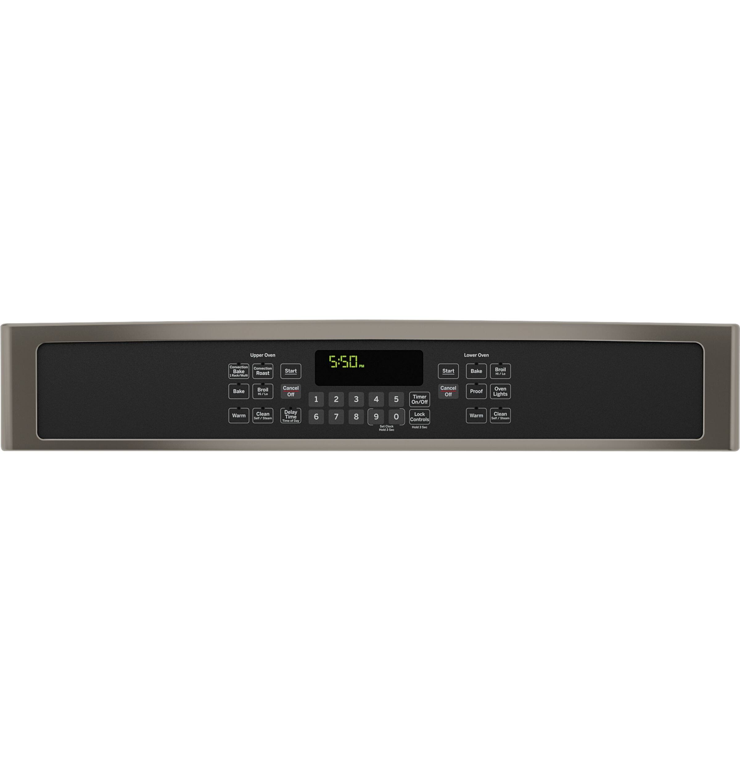 GE - 30" Built-In Double Electric Convection Wall Oven - Slate - Alt_View_Standard_11
