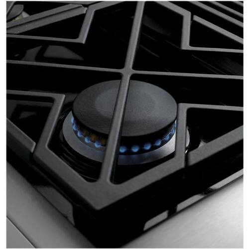 Monogram - 5 Cu. Ft. Self-Cleaning Freestanding Dual Fuel Convection Range - Stainless steel - Alt_View_Standard_12