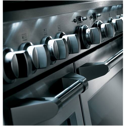 Monogram - 5 Cu. Ft. Self-Cleaning Freestanding Dual Fuel Convection Range - Stainless steel - Alt_View_Standard_13