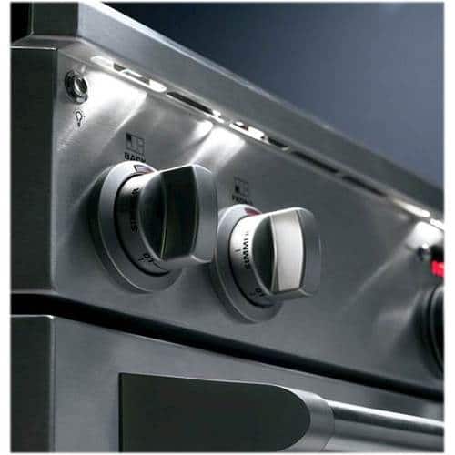 Monogram - 5 Cu. Ft. Self-Cleaning Freestanding Dual Fuel Convection Range - Stainless steel - Alt_View_Standard_16