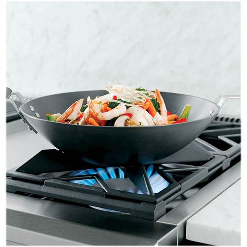 Monogram - 5 Cu. Ft. Self-Cleaning Freestanding Dual Fuel Convection Range - Stainless steel - Alt_View_Standard_18