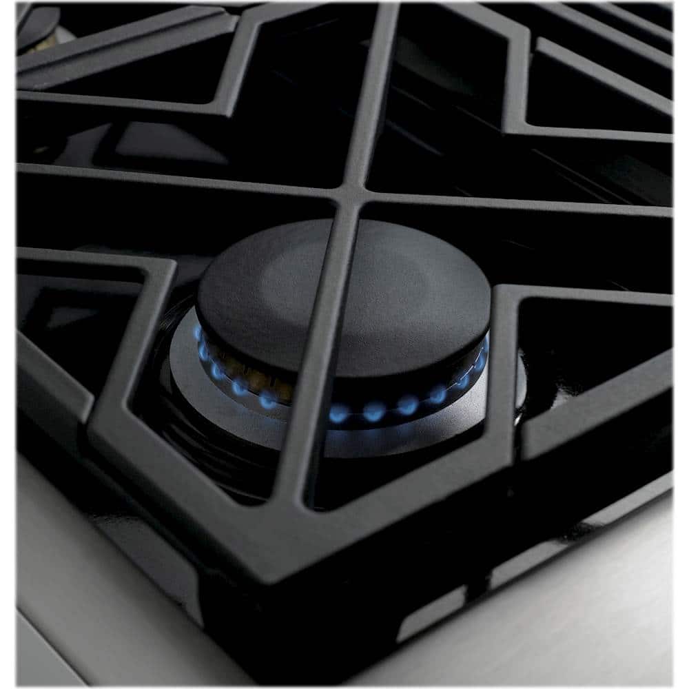 Monogram - 36" Gas Cooktop - Stainless steel - Alt_View_Standard_12