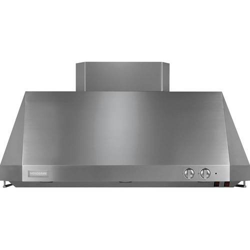 Monogram - 48" Externally Vented Range Hood - Stainless steel - Front_Standard